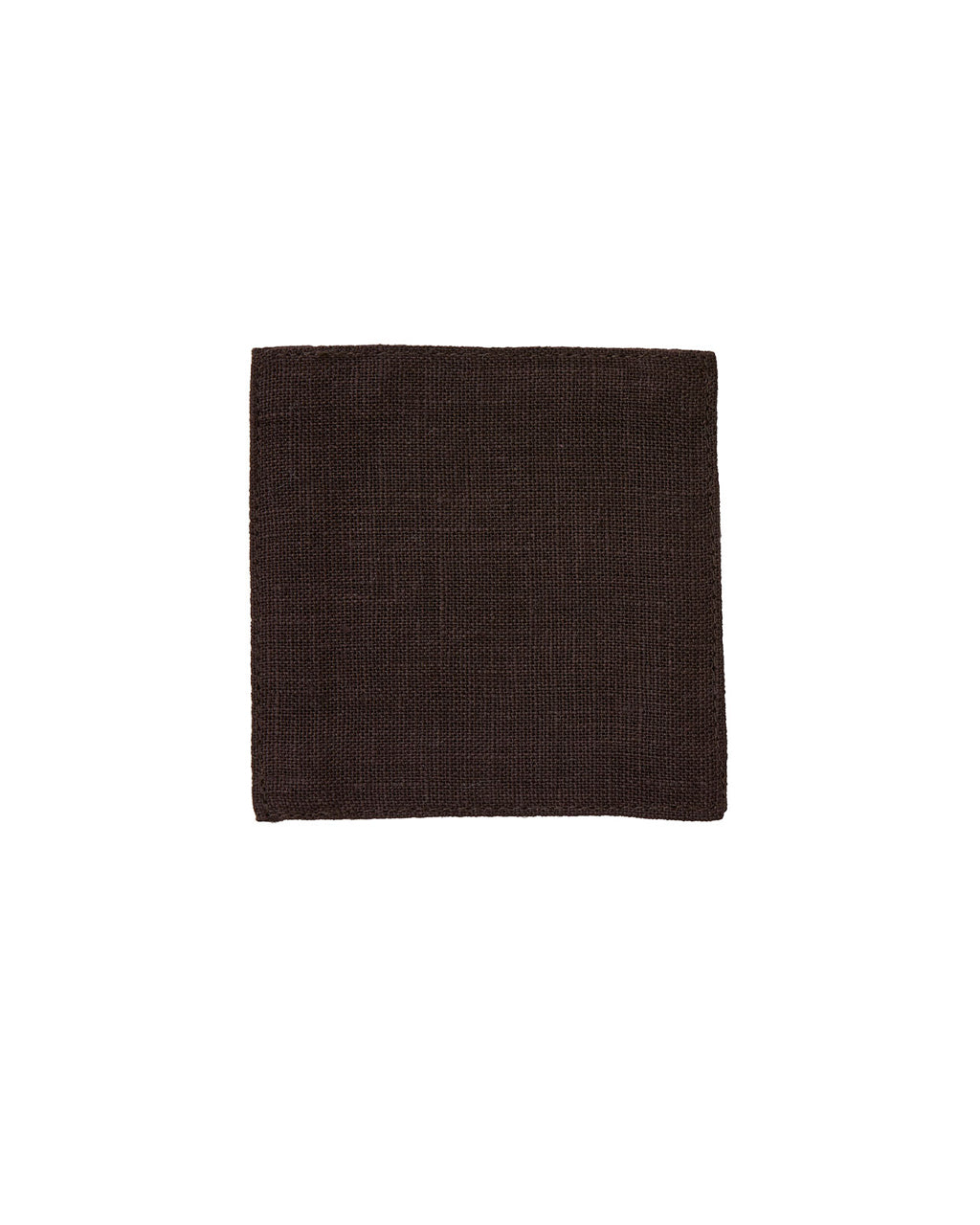 Linen Coaster: Chocolate