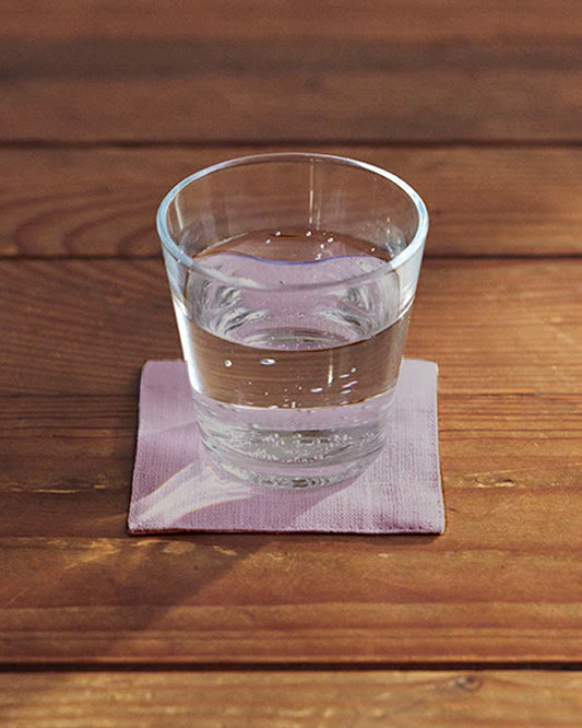 Linen Coaster: Rose Poudre