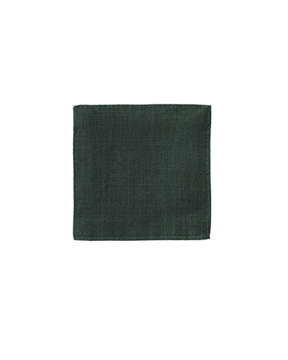 Linen Coaster: Vert Noir