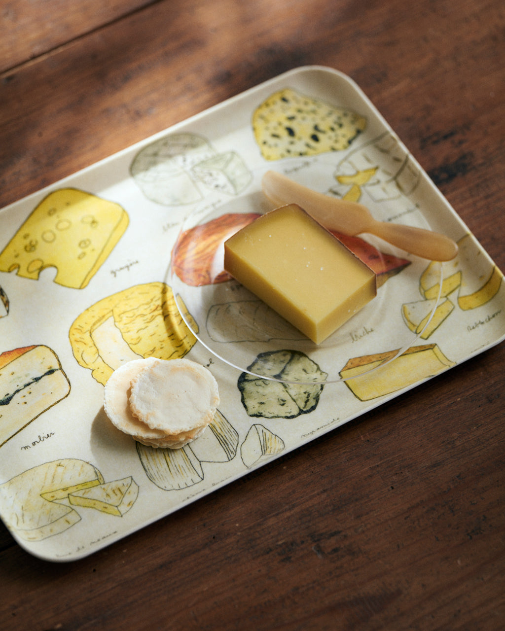 Linen Coated Tray (M): Isabelle Boinot Fromage