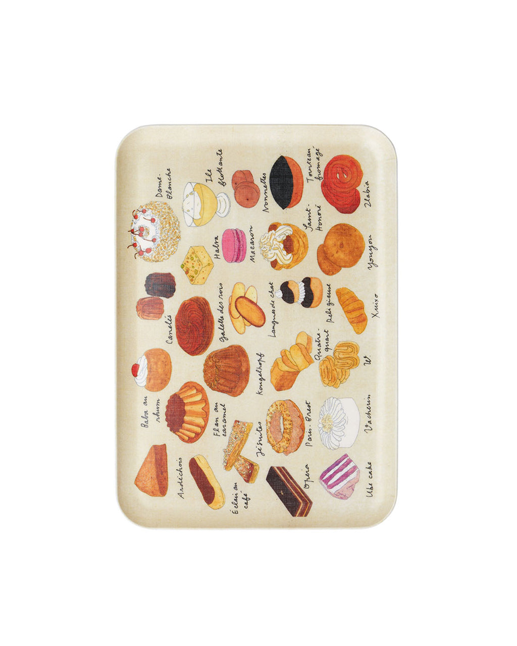 Linen Coated Tray (M): Isabelle Boinot Gateau