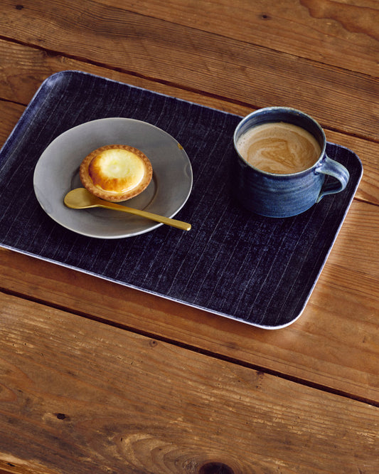 Linen Coated Tray (M): Harper