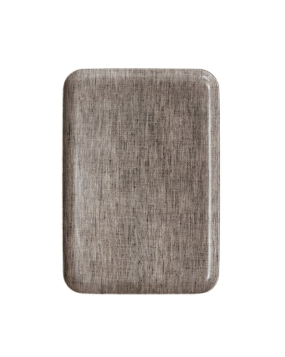 Linen Coated Tray (M): Natural