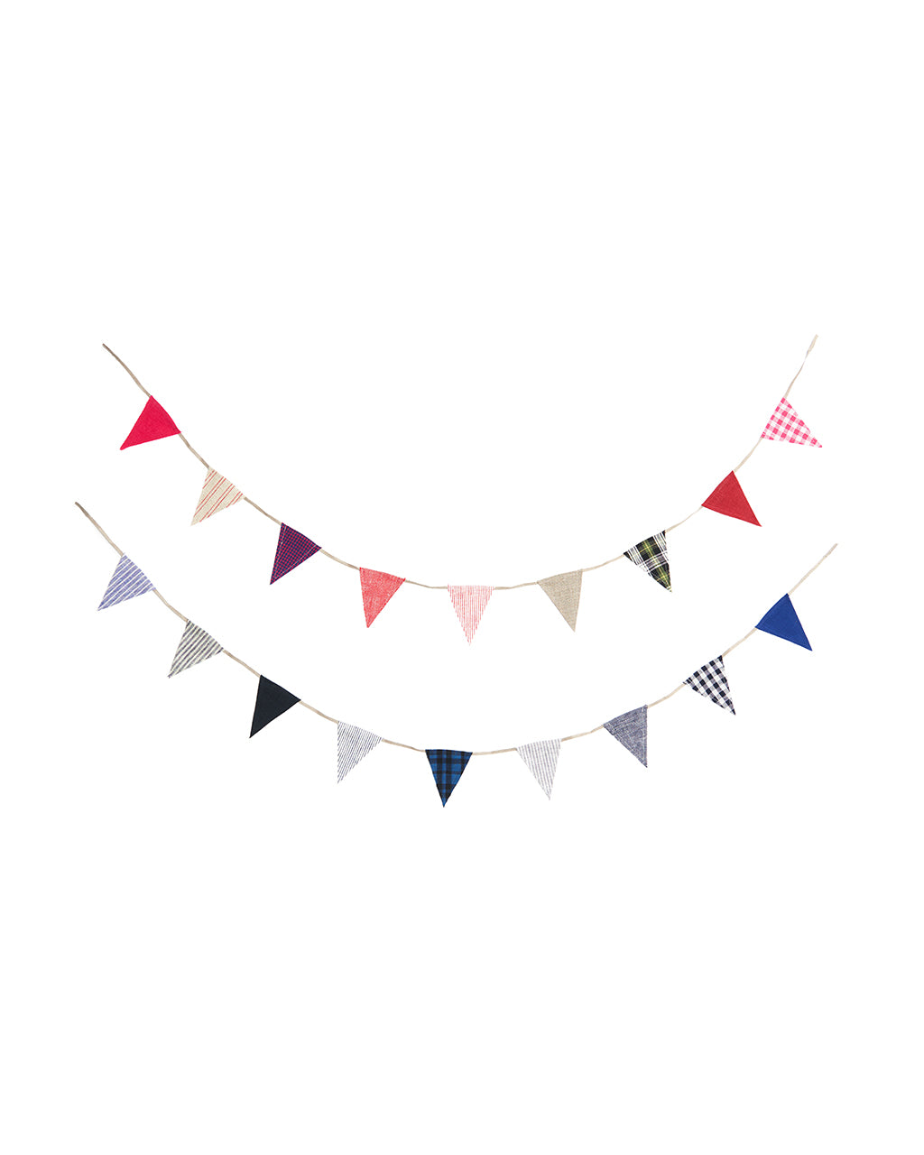 Linen Fabric Garland Colour Assorted