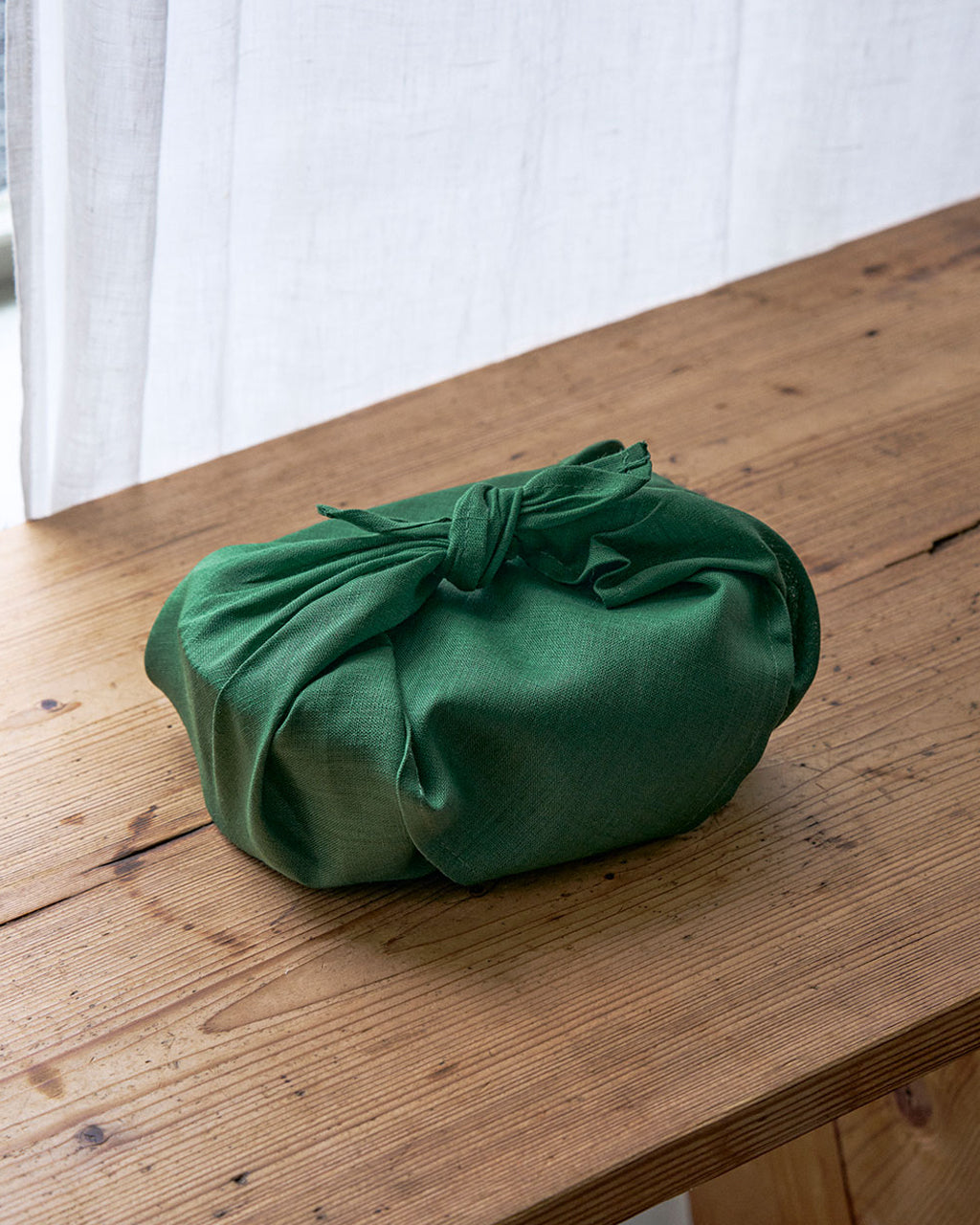 Linen Handkerchief: Vert Ecossais