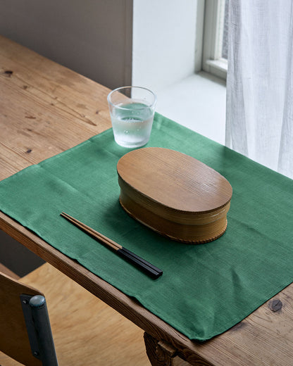 Linen Handkerchief: Vert Ecossais
