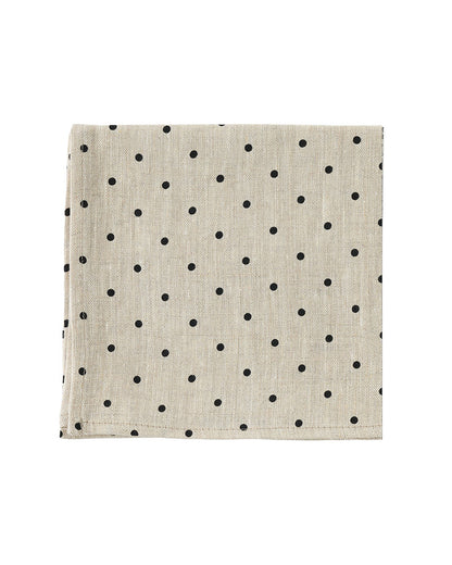 Linen Napkin: Natural Dot