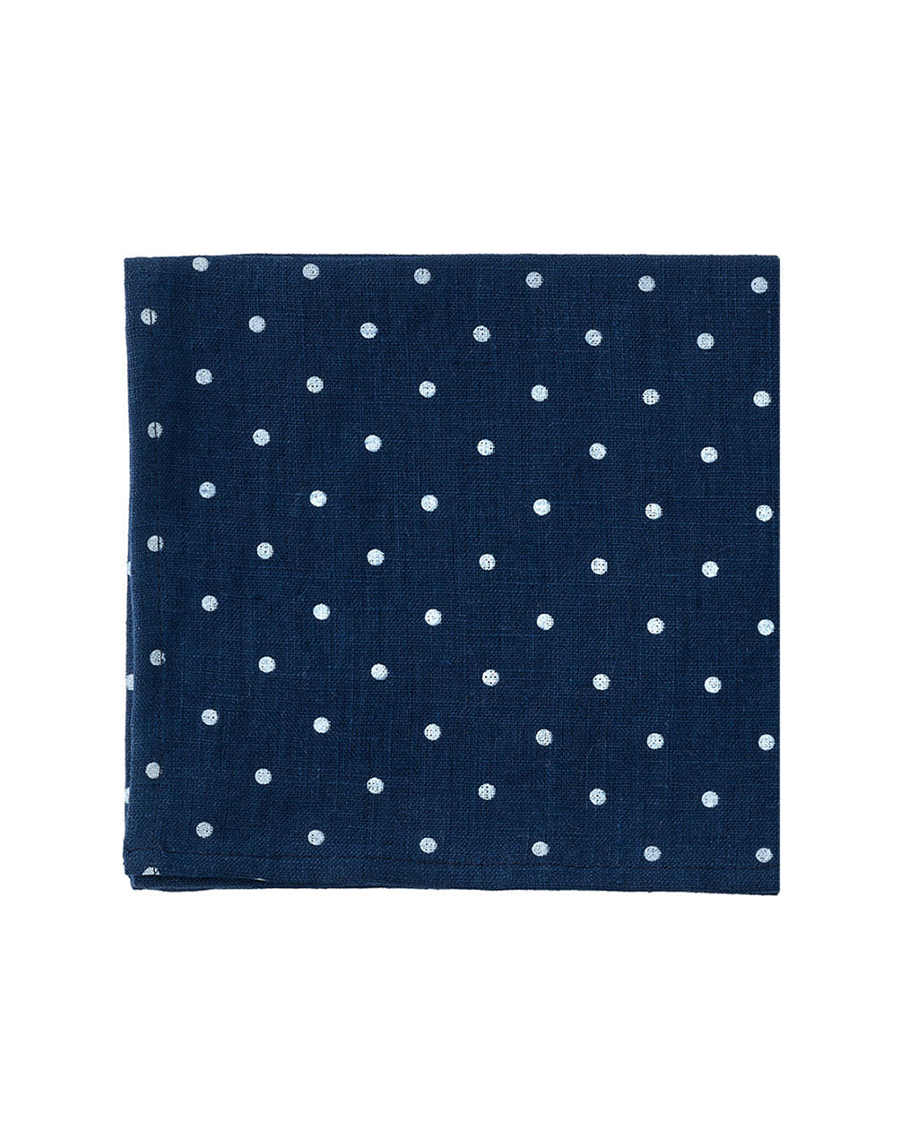 Linen Napkin: Navy Dot