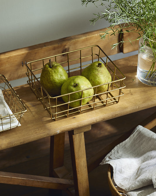 Gold Pantry Basket