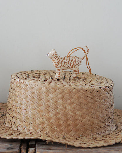 Papier Mâché Ornament: Cat