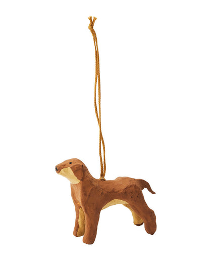 Papier Mâché Ornament: Dog