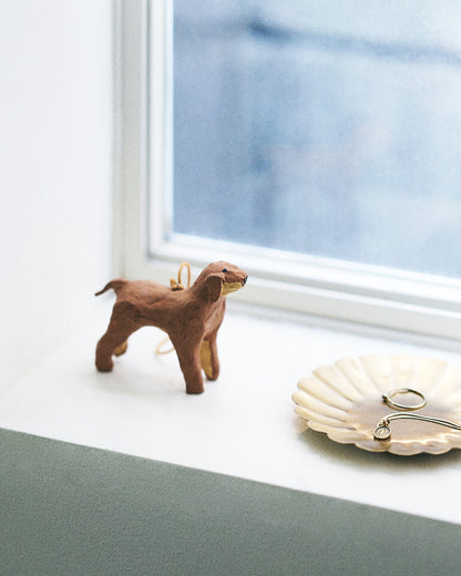 Papier Mâché Ornament: Dog