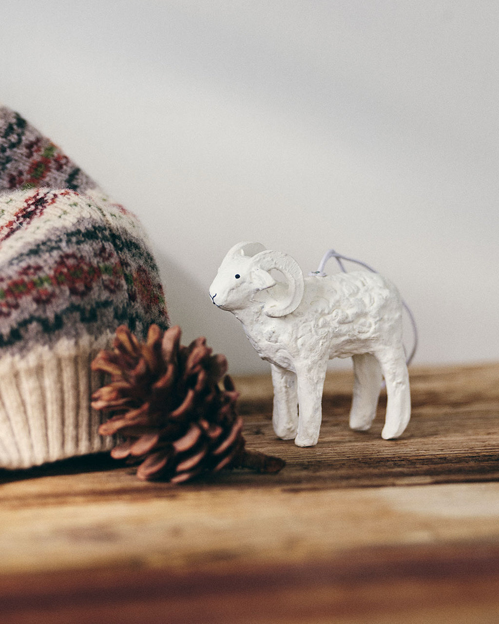 Papier Mâché Ornament: Goat