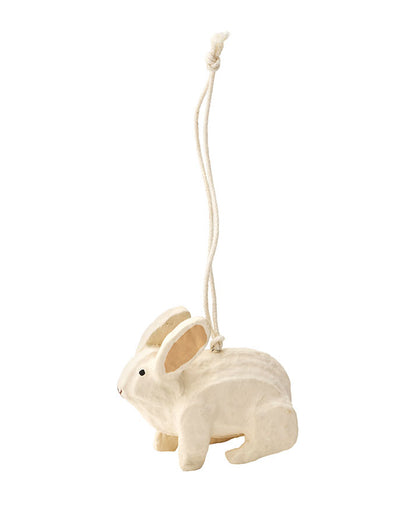Papier Mâché Ornament: Rabbit