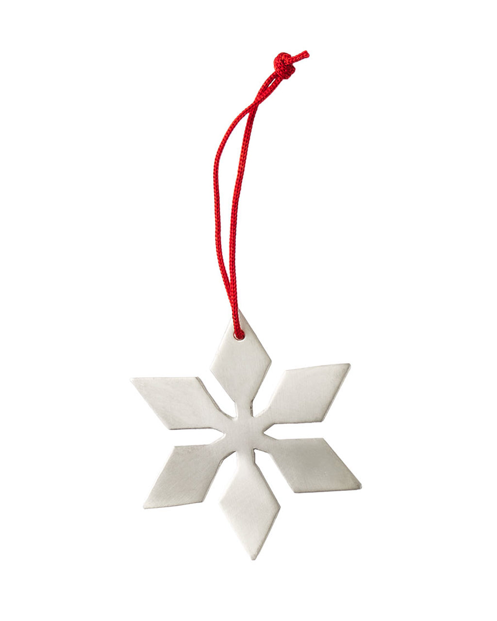 Silver Plated Snow Flake Ornament (C)