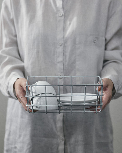 Zinc Pantry Basket